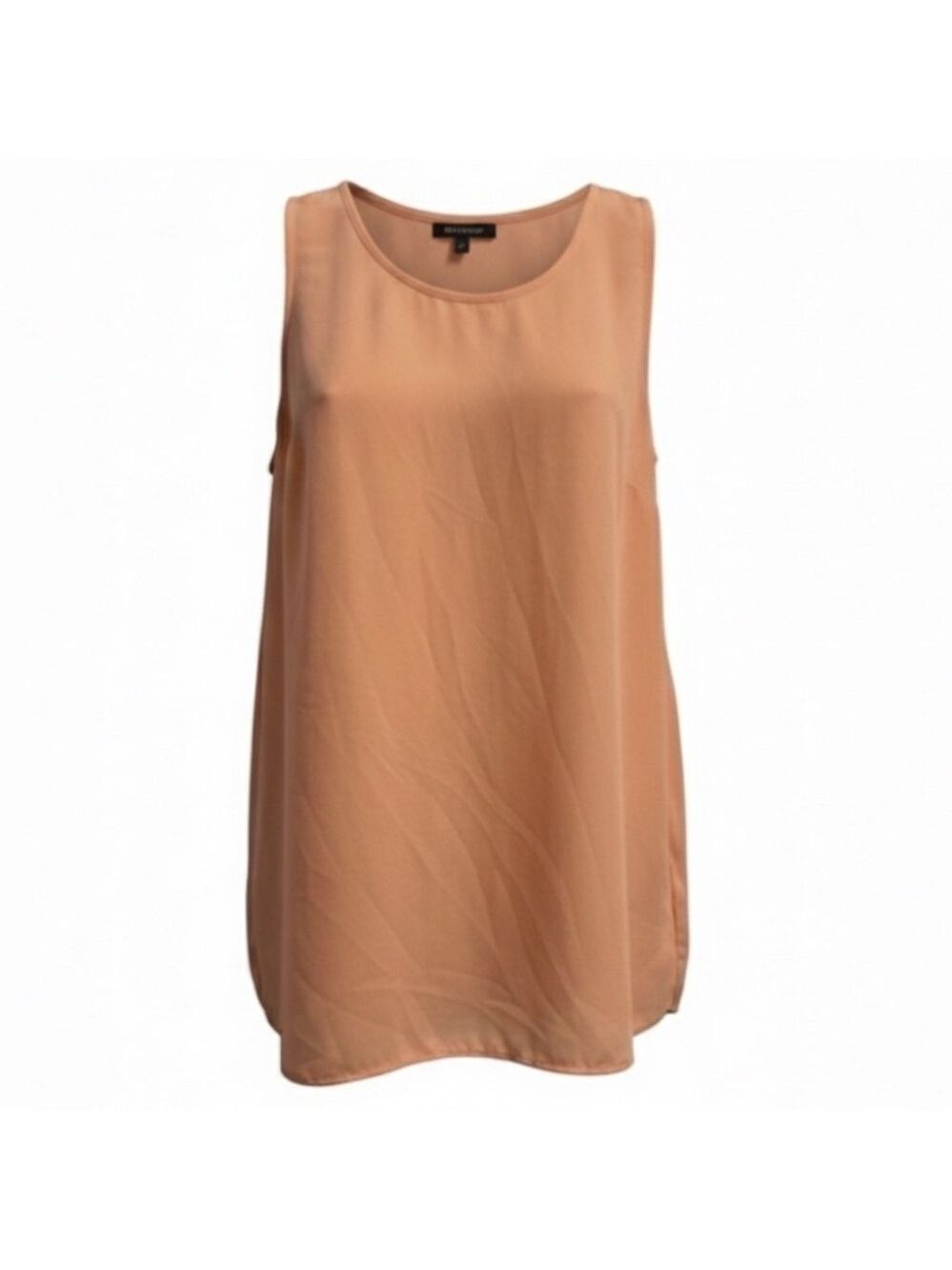 Mossimo Orange Split Back Tank Top M | Flowy Lightweight Summer Top - Picture 2 of 15